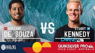 Adriano de Souza vs. Stuart Kennedy - Quiksilver Pro Gold Coast 2017 Round Three, Heat 2