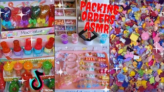 Satisfying packing orders ✨ ASMR style ✨ TikTok compilation #14 #asmr #packingorders #smallbusiness