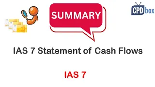 IAS 7 Statement of Cash Flows: Summary - applies in 2024