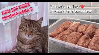 Корм для кошек своими руками!