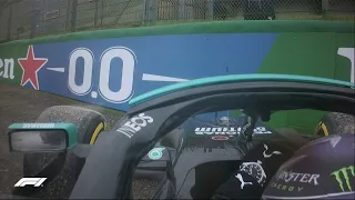 Full ONBOARD of LEWIS HAMILTONS CRASH at IMOLA