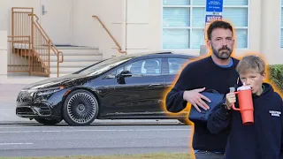 Ben Affleck Bonds With Sam During Their Morning School Run