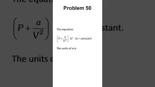 Physics Dimensional Analysis Problem #50 with Solution. #dimensions #neet #physics