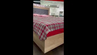 «Вега Скандинавия» кровать с подъемным мех-мом двуспальная 5 графит