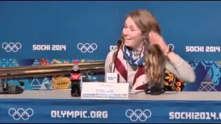 Shiffrin Talks About Slalom Gold, and Mascara
