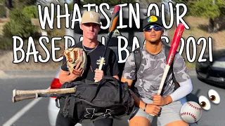 WHAT’S IN OUR BASEBALL BAGS 2021