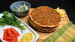 LAHM BI AJEEN / LAHMAJUN | In Pan & In Oven | #lebanese #turkish #armenian #ramadan #ramzan