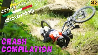 DOWNHILL 2022 - COPPA ITALIA # 2 Prali | CRASH COMPILATION [4K UHD]