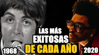 LAS CANCIONES MAS EXITOSAS DE CADA AÑO | LINEA DE TIEMPO 1962- 2021