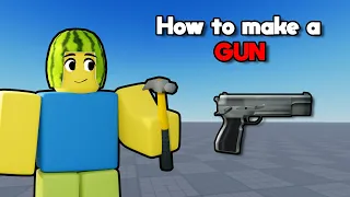 How to make a Working Gun in Roblox Studio 2023!