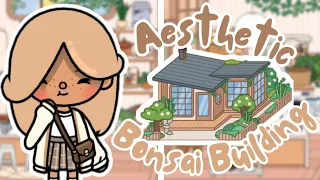 Aesthetic🥥✨️☁️ Bonsai Building💫 [aestehtic house makover] in Toca Life World🤍🌎