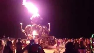 El Pulpo Mecanico at Burning Man 2014