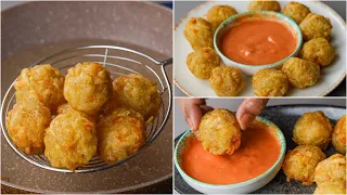 If You Have 2 Potatoes At Home, You Can Make This Crispy & Delicious Potato Ball Snacks | Aloo Ball