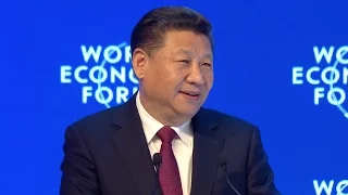 Chinese President Delivers Speech at World Economic Forum in Davos