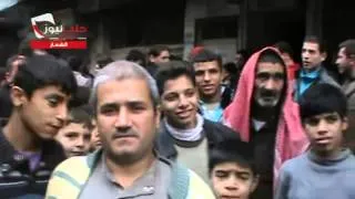 حلب :: أهالي حي الشعّار يتحدثون عن أوضاعهم 26-11-2012م