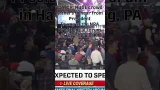 WATCH: HUGE crowd gathers to hear from Pres. Trump at the NRA Presidential Forum in Harrisburg, PA