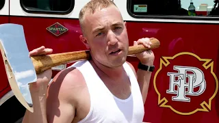 Behind the Scenes: Paris Fire Department's lip-sync video (Wrecking Ball Scene)