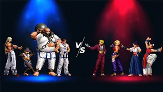 [KOF MUGEN FHD] Kim Team VS King Team