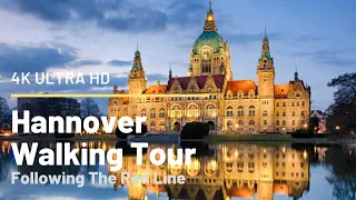 Hannover GERMANY Walking Tour 4K Ultra HD 60fps