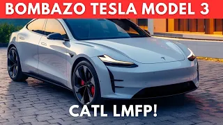 BOMBAZO: Tesla Model 3 Highland con BATERÍAS LMFP!