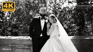 Aram + Hripsime's Wedding 4K UHD Highlights at Grand Venue st Marys Church and Greystone mansion