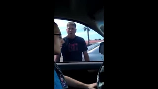 The driver does nothing, the more mad he gets (Road Rage)