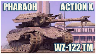 Pharaoh, Action X & WZ-122 TM • Raseiniai Heroes WoT Blitz