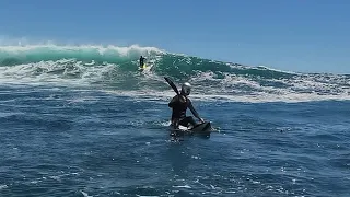 Waveski Surfing @ The Kom