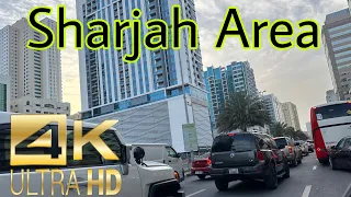 Sharjah Area || Ajman - Sharjah Border || 4K || 🇦🇪 || 29 April 2024