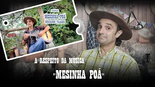 A respeito da música "Mesinha poá", por Bernardo Vilares.