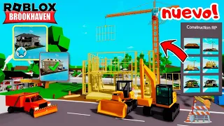 Brookhaven *NUEVO SET CONSTRUCCION* GRATIS! +CASA PREMIUM 🚧🏗 NUEVAS GRUAS Y EXCAVADORAS! | Roblox