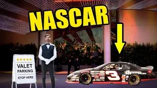 We took our Dale Sr. NASCAR to the VALET! *burned clutch*