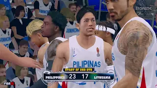 Gilas Pilipinas vs Lithuania | FIBA WORLD CUP | March 9, 2023 | FIBA2K SIMULATION GAME ONLY #fiba2k