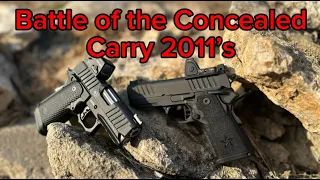 Staccato CS vs. Bul Armory SAS 3 25" |  Concealed Carry Perfection?