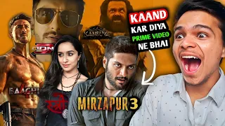 Amazon prime video Announcement Review : Kya Kar diya 🤯 || Mirzapur 3 Teaser Review