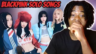 REACTING TO BLACKPINK SOLO SONGS (SOLO, On The Ground, FLOWER, LALISA)