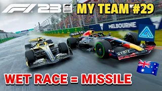 'WET RACE = MISSILE' - (F1 23 - My Team Career) - EPISODE 29