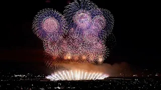 長岡花火 2023 故郷はひとつ マルゴー Fireworks Festival Nagaoka Japan
