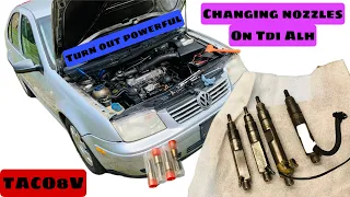 How to install nozzles in at TDI