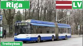 Latvia , Riga trolleybuses 2017