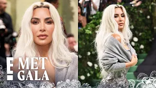 Kim Kardashian SHOCKS With Another Super Snatched-Waist Gown | 2024 Met Gala