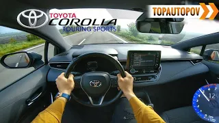 Toyota Corolla TS 1.8 Hybrid (90kW) |40| 4K TEST DRIVE - ACCELERATION, NO-SOUND & ENGINE🔸TopAutoPOV