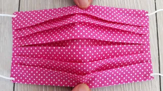 Face Mask Sewing Tutorial - Make Fabric Face Mask At Home - DIY Cloth Face Mask