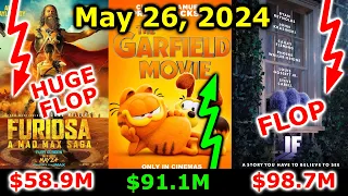 Box Office 5-26-24: Furiosa: A Mad Max Saga Opened as #1 & FLOPPED; Garfield Opened to #2 (Ep. 464)