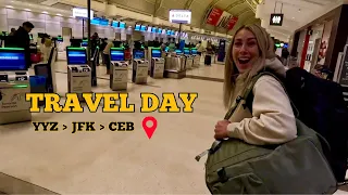 TRAVEL WITH US to THE PHILIPPINES 🇵🇭 | longest travel day ...