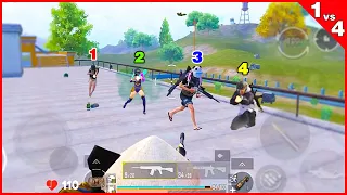 They have me surrounded. How can I win? | Solo vs Squad - PUBG Mobile BGMI