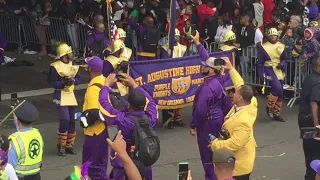 ST. AUGUSTINE MARCHING 100 | MARDI GRAS DAY ON CLAIBORNE | NEW ORLEANS | UNDER THE BRIDGE| ZULU