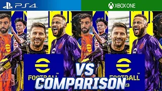 efootball 2023 PS4 Vs Xbox One