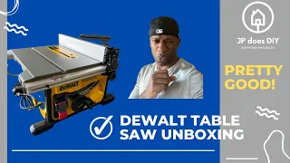 DeWalt 8 1/4 in Compact Table Saw | DWE7485 | Unboxing and 1st Impressions