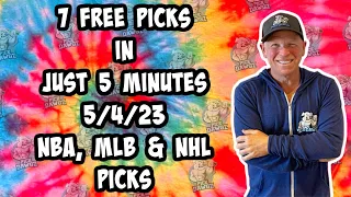 NBA, MLB, NHL  Best Bets for Today Picks & Predictions Thursday 5/4/23 | 7 Picks in 5 Minutes